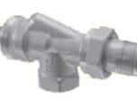 Axial thermostatic valve